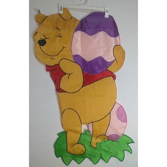 Winnie the Pooh Other - WINNIE THE POOH EASTER EGG WINDSOCK/FLAG 1999 DISNEY 100 Acre Collection Vintage